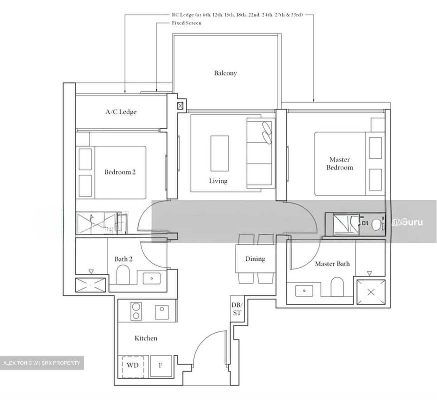 Avenue South Residence (D3), Apartment #513130681